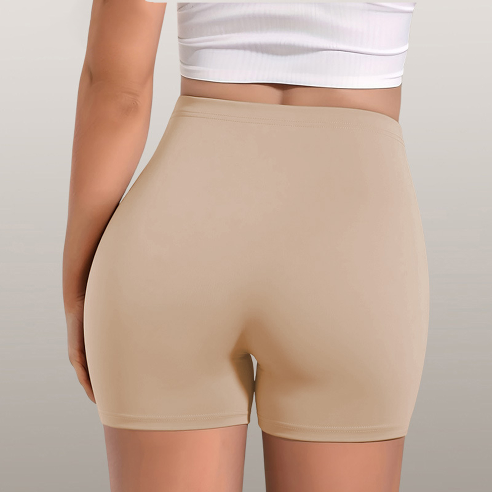 Women High Waist Pocket Shorts - Boyshort Underwear ulasan dan harga