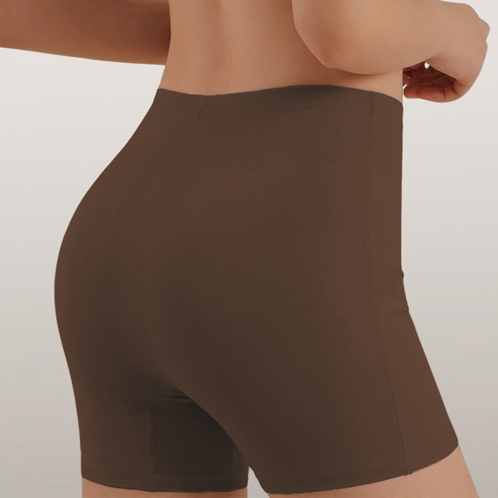 Women High Waist Pocket Shorts - Boyshort Underwear ulasan dan harga