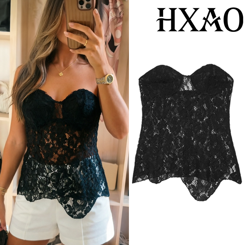 HXAO Corset Tube Top Women Str - Strapless Bra Backless ulasan dan harga