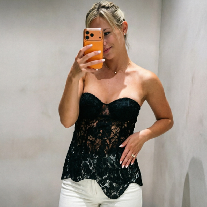 HXAO Corset Tube Top Women Str - Strapless Bra Backless ulasan dan harga