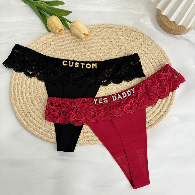 Personalized Custom Thong Name - Thong Bikini Women ulasan dan harga