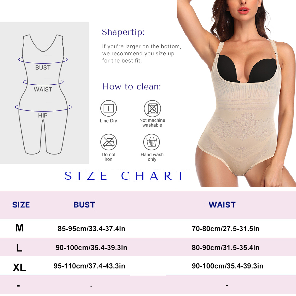 1PCS Tummy Control Butt Lifter - Shapewear Bodysuit Firm ulasan dan harga