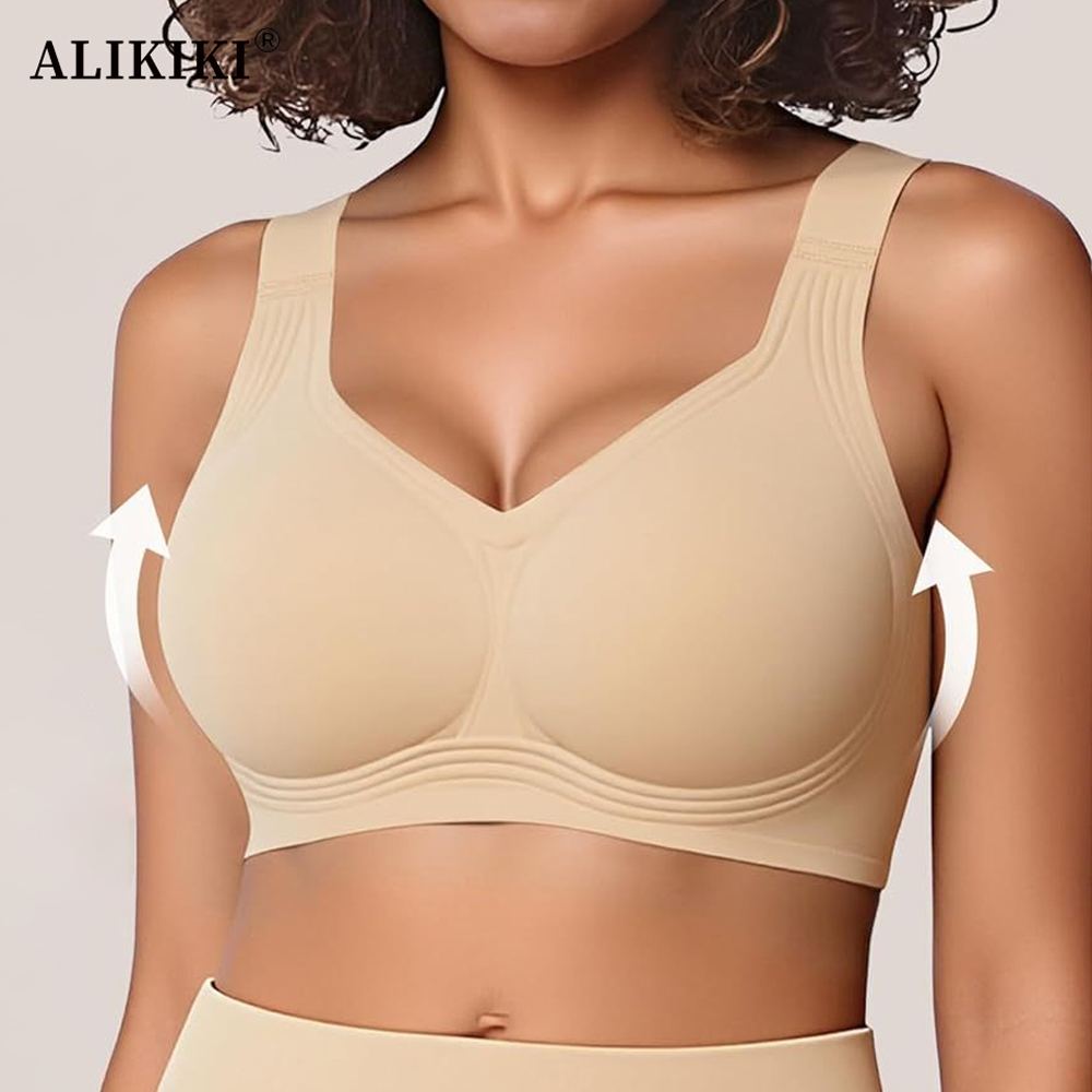 Seamless Push Up Jelly Bra Wir - Bralette Wireless Soft ulasan dan harga