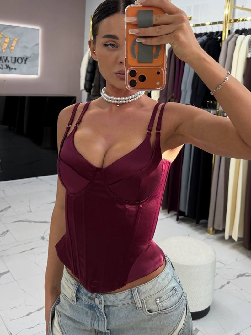 Sexy Women Strapless Corset To - Strapless Bra Backless ulasan dan harga