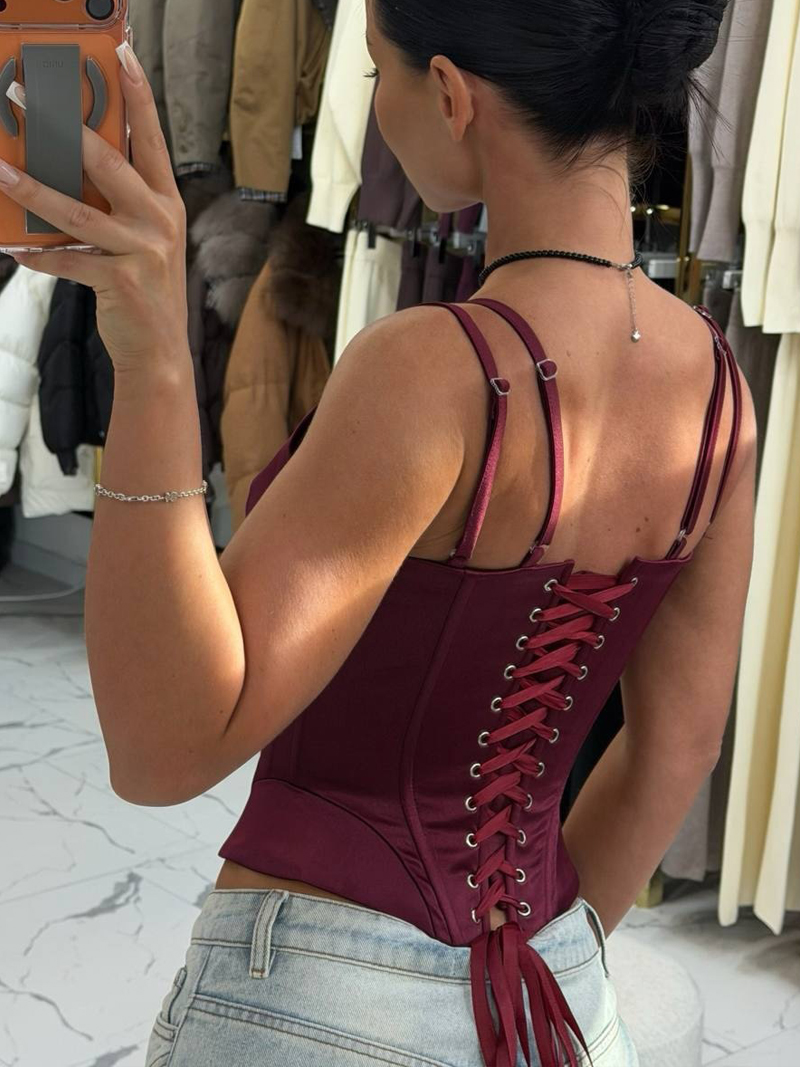 Sexy Women Strapless Corset To - Strapless Bra Backless ulasan dan harga