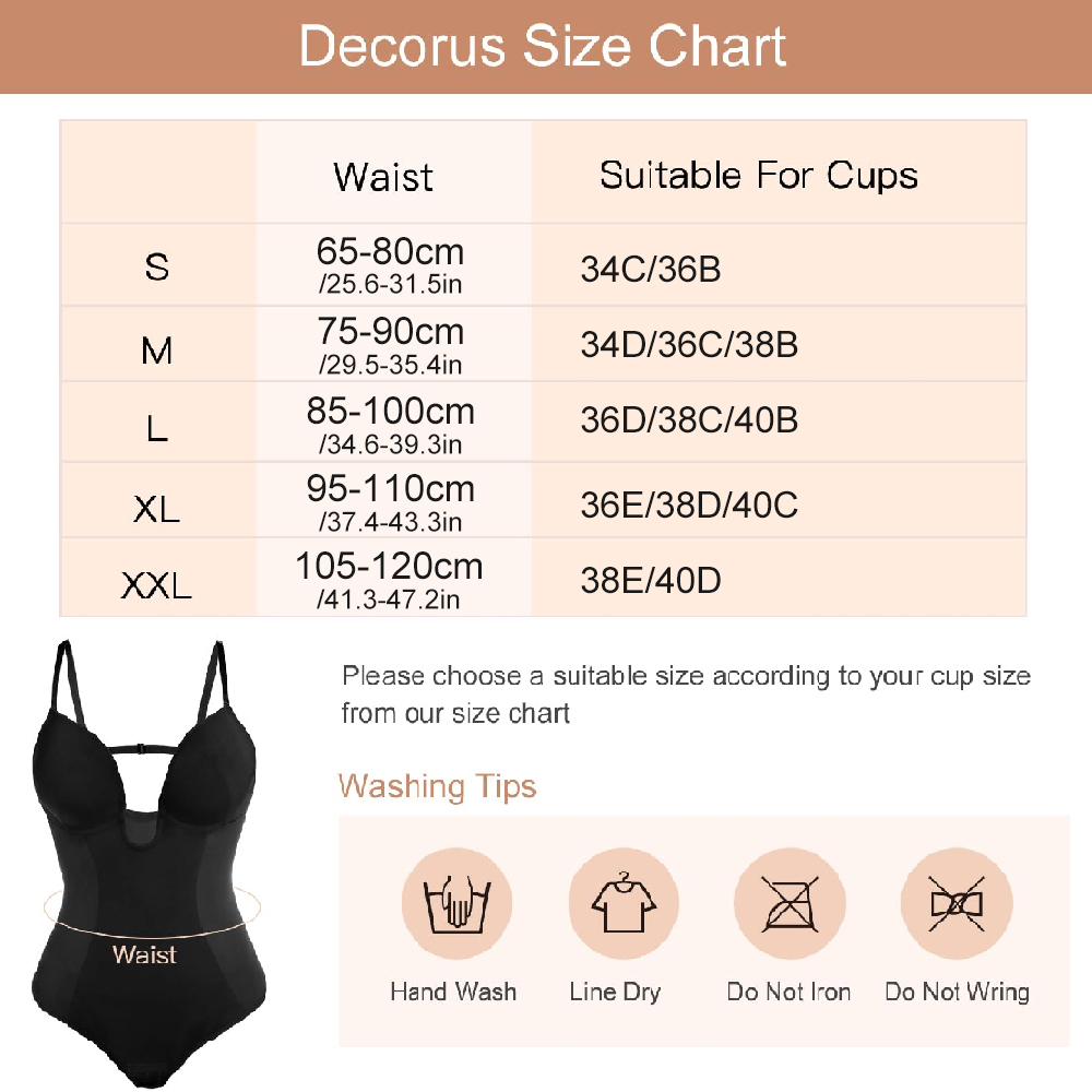 Women Deep V Backless Shapewea - Shapewear Bodysuit Firm ulasan dan harga