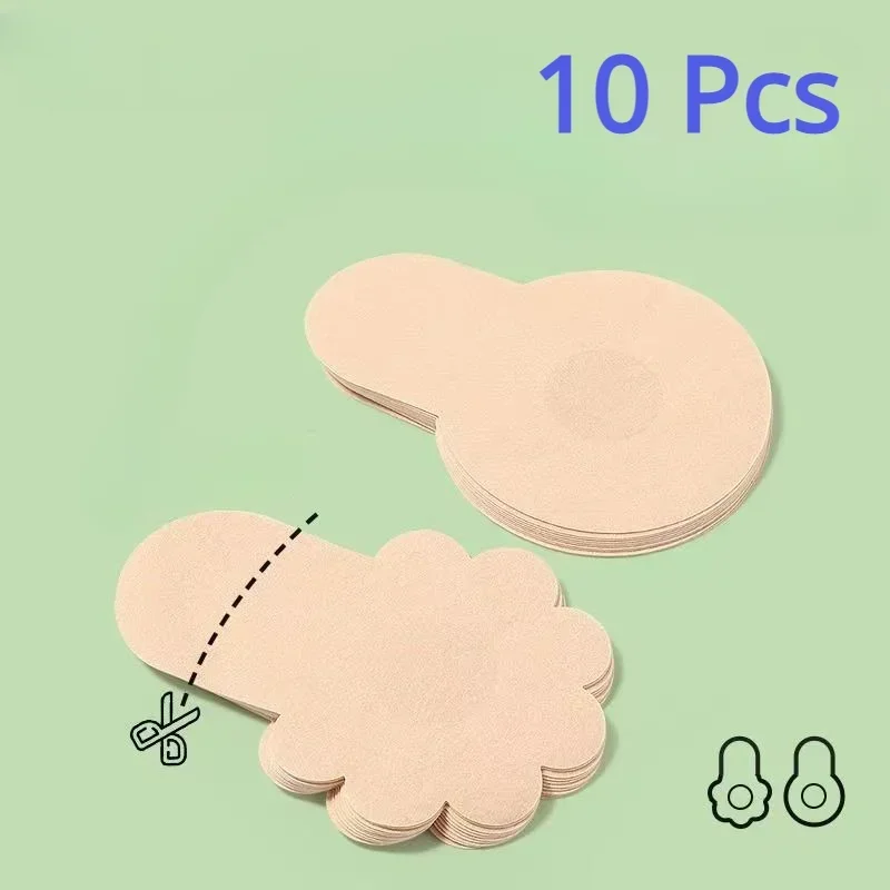 10pcs Women's Invisible Breast - Nipple Cover Pasties ulasan dan harga