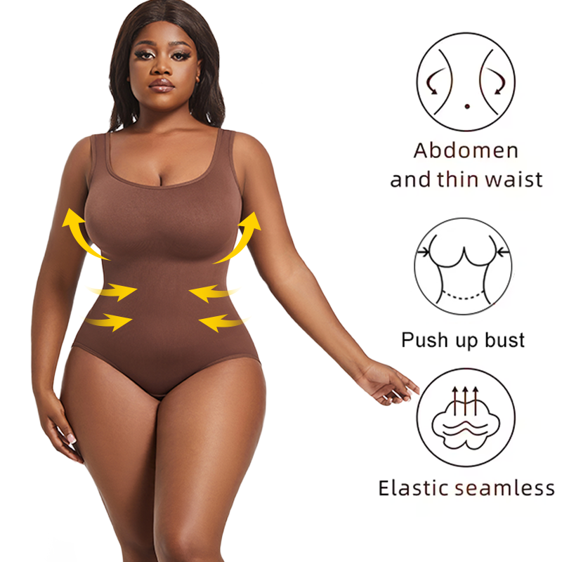 Women Plus Size Compression Ca - Shapewear Bodysuit Firm ulasan dan harga