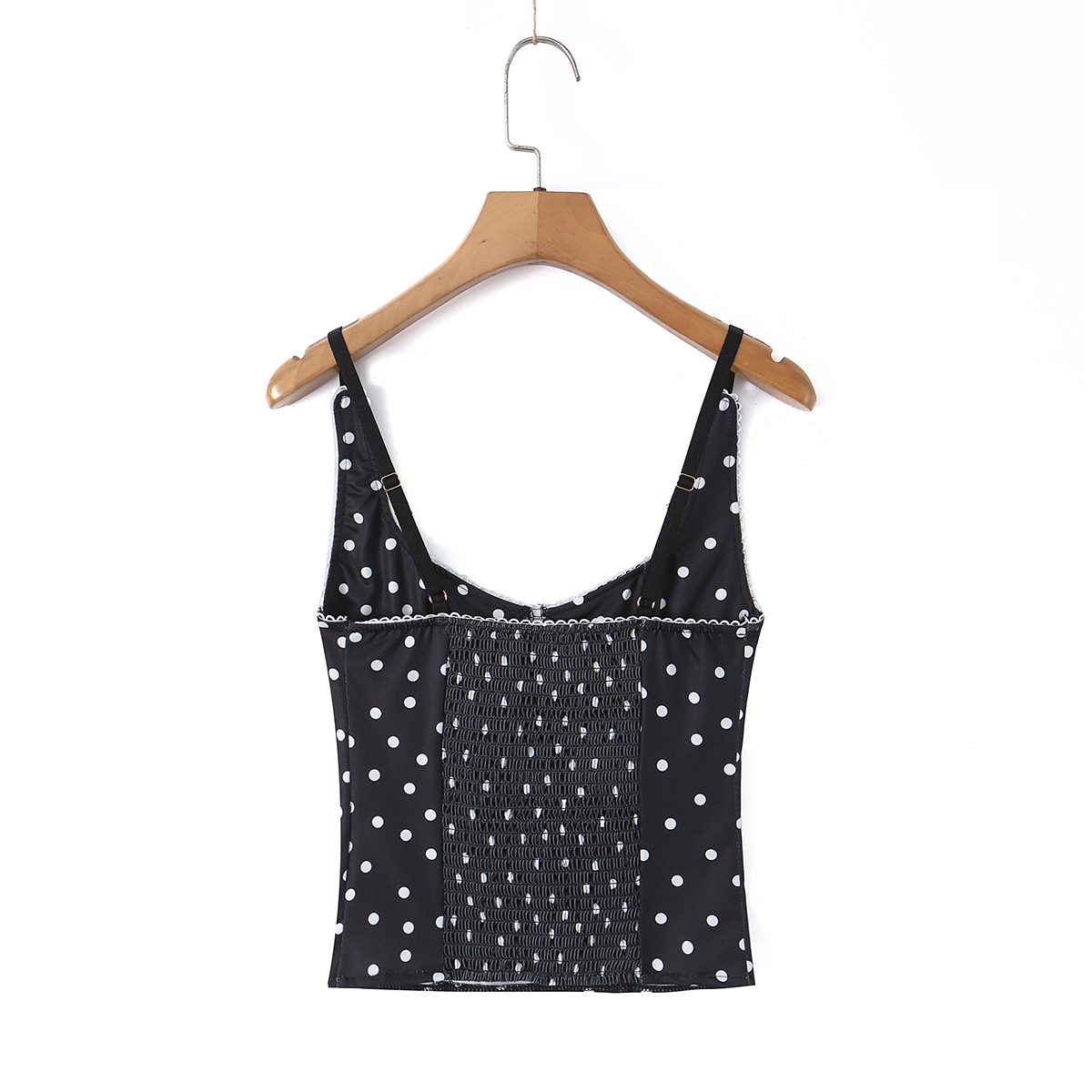 Black Polka Dot Corset Cami To - Cami Top Lace ulasan dan harga