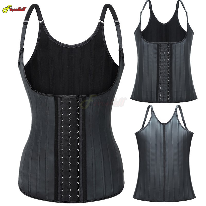 Women Latex Waist Trainer Wome - Shapewear Bodysuit Firm ulasan dan harga