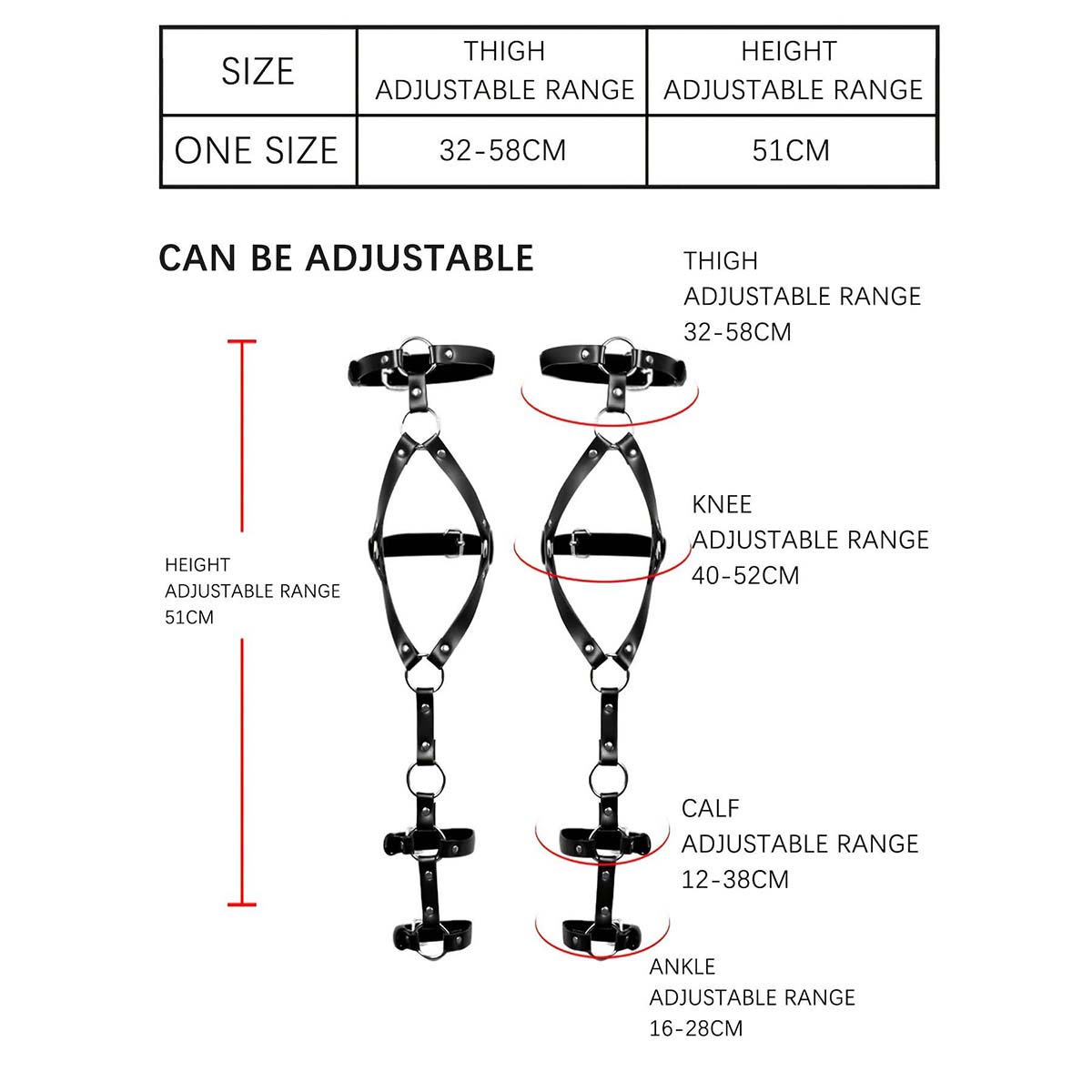 Sexy BDSM Thigh Garter Leather - Garter Belt Set ulasan dan harga