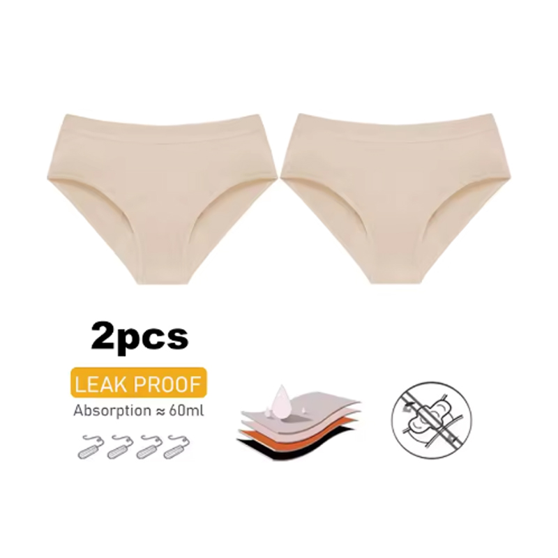 2Pc Heavy Flow Pure Cotton Men - Period Panty Absorbent ulasan dan harga
