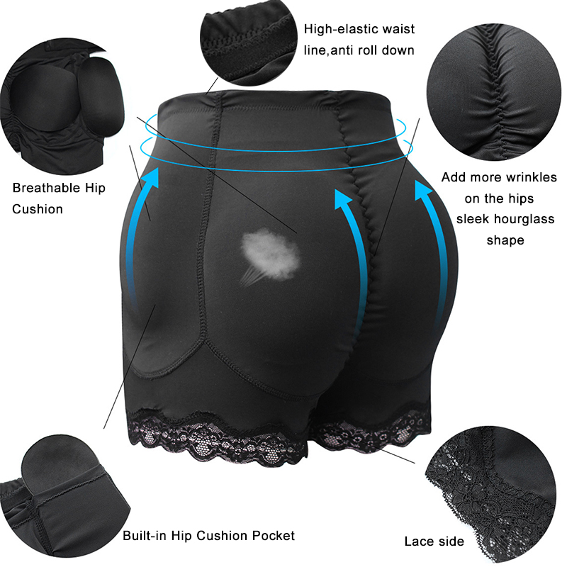 Women Padded Shapewear Hip Enh - Shapewear Bodysuit Firm ulasan dan harga